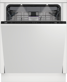 BEKO Built-In Dishwasher BDIN38650C, Energy class B, Width 60 cm, SelfDry, CornerIntense, 8 programs, Inverter motor, Third drawer