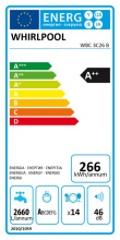 Integreeritav nõudepesumasin Whirlpool WBC3C26B