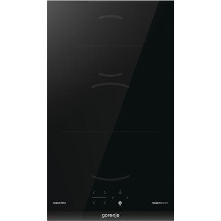Gorenje | Hob | GI3201BC | Induction | Number of burners/cooking zones 2 | Touch | Timer | Black | Display