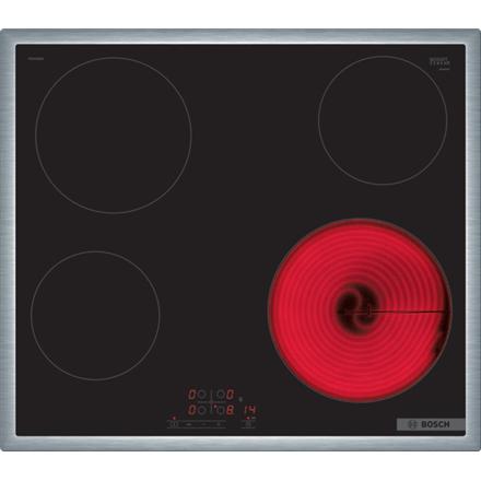 Bosch | Hob | PKE645BB2E Series 4 | Vitroceramic | Number of burners/cooking zones 4 | Touch | Timer | Black
