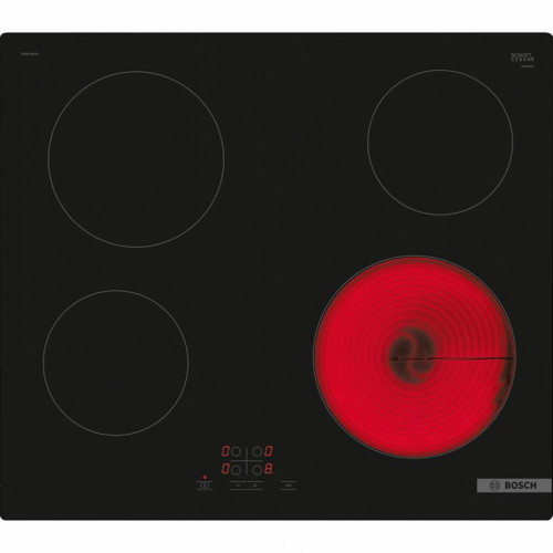 Bosch, laius 59,2 cm, raamita, must - Integreeritav keraamiline pliidiplaat / PKE611BA2E
