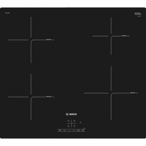 Bosch, laius 57,2 cm, raamita, must - Integreeritav induktsioonpliidiplaat / PIE601BB5E
