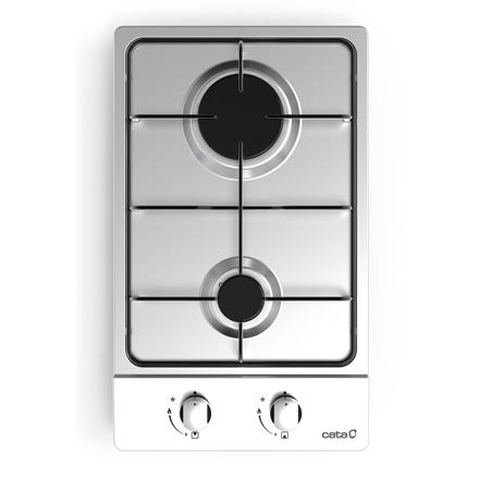 CATA | Hob | GI 3002 X | Gas | Number of burners/cooking zones 2 | Rotary knobs | Stainless steel