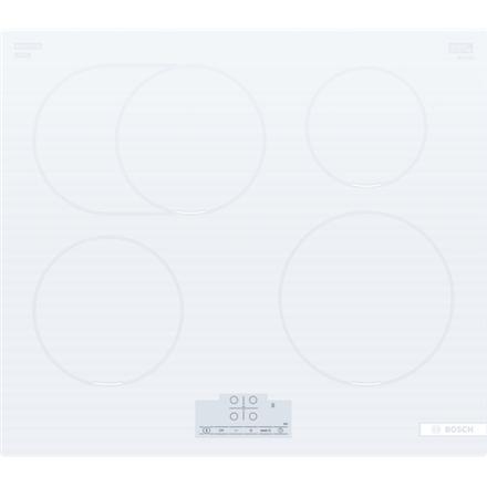Bosch | Hob | PIF612BB1E | Induction | Number of burners/cooking zones 4 | Touch | Timer | White