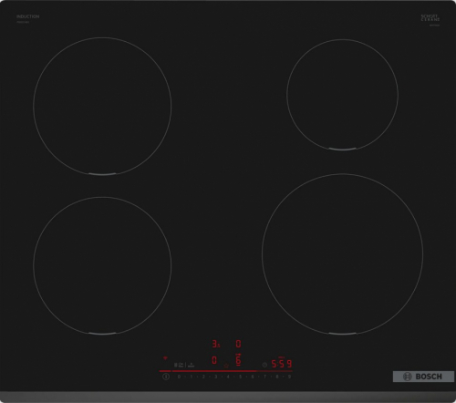 Bosch Serie 6 PIE631HB1E hob Black Built-in 60 cm Zone induction hob 4 zone(s)