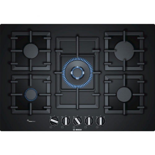 Bosch Serie 6 PPQ7A6B90 hob Black Built-in Gas 5 zone(s)