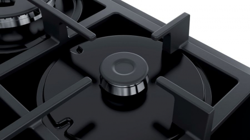 Bosch Serie 4 PNH6B6B90 hob Black Built-in 60 cm Gas 4 zone(s)