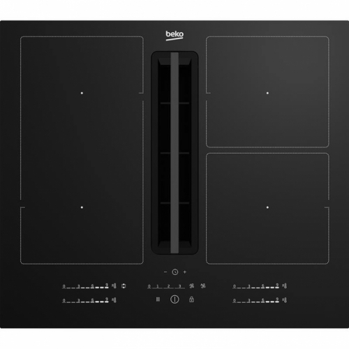 Beko, laius 60 cm, must - Integreeritav induktsioonpliit õhupuhastiga / HIXI64700UF