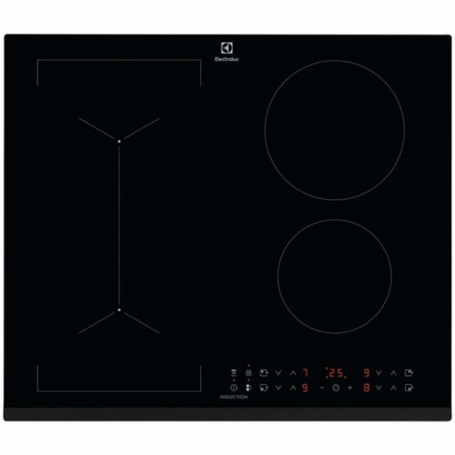 Electrolux 600 FlexiBridge, Hob2Hood, laius 59 cm, raamita, must - Integreeritav induktsioonpliidiplaat / LIV63431BK