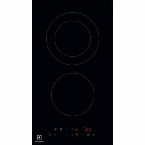 Electrolux 300 Domino, raamita, laius 29 cm, must - Integreeritav keraamiline pliidiplaat / LHR3233CK