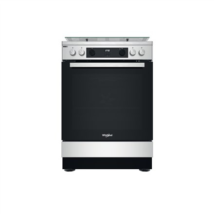 Whirlpool Cooker | WS68G8CHX/E/1 | Hob type Gas | Oven type  Electric | Stainless Steel | Width 60 cm | Digital | Depth 60 cm | 78 L WLONONWCRFHW5