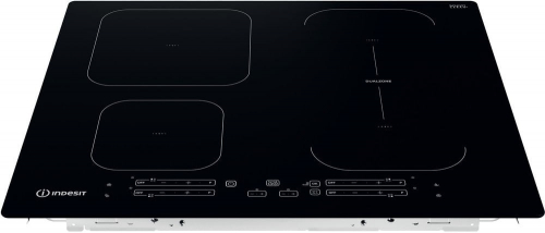 Indesit IB 65B60 NE Black Built-in 59 cm Zone induction hob 4 zone(s)