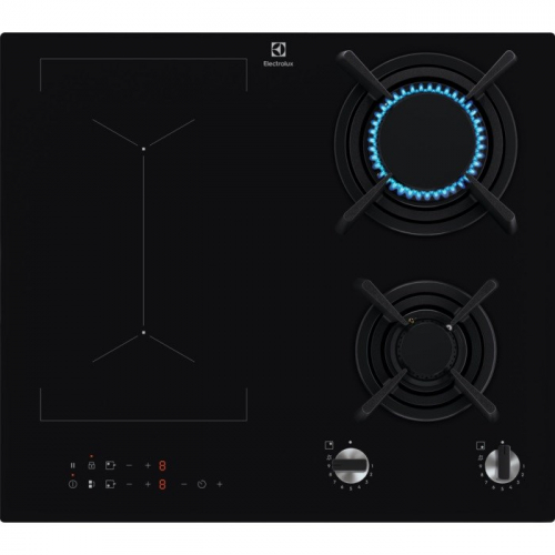 Induction-gas hob ELECTROLUX KDI641723K 800 Mixed 60 cm Black