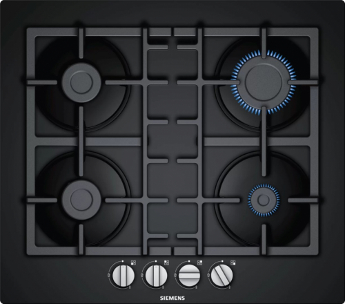 Siemens iQ300 EN6B6PB90 hob Black Built-in 60 cm Gas 4 zone(s)