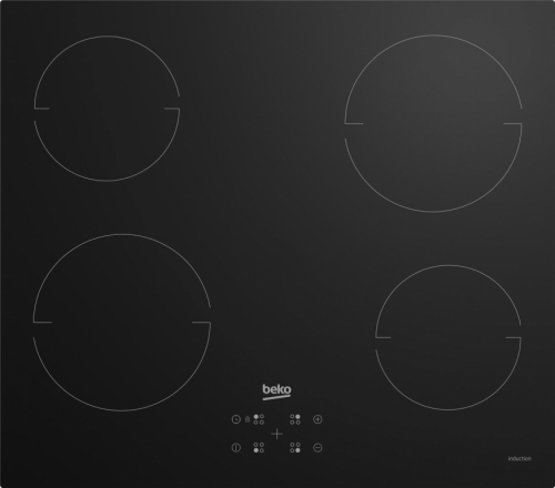 Beko HII64401QT Black Built-in 60 cm Zone induction hob 4 zone(s)