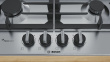 Bosch Serie 6 PCH6A5B90 hob Stainless steel Built-in 60 cm Gas 4 zone(s)