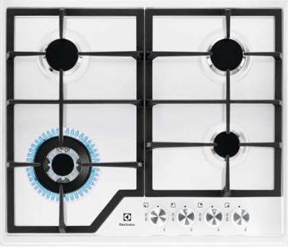 Electrolux EGS6436WW White Built-in Gas 4 zone(s)