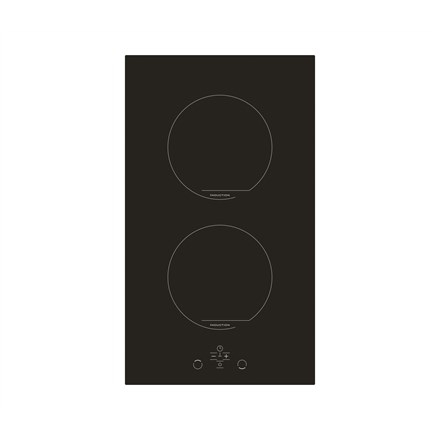 Simfer Hob H3.020.DEISP Induction, Number of burners/cooking zones 2, Touch, Timer, Black