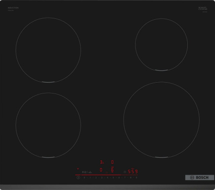 Bosch Serie 6 PIE631HB1E hob Black Built-in 60 cm Zone induction hob 4 zone(s)
