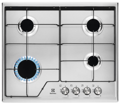 Electrolux KGS6424BX Stainless steel Built-in 60 cm Gas 4 zone(s)