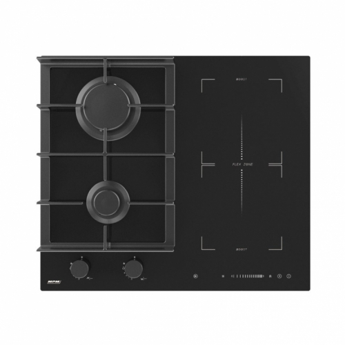 MPM-60-IMG-22 - Gas-induction cooktop, black