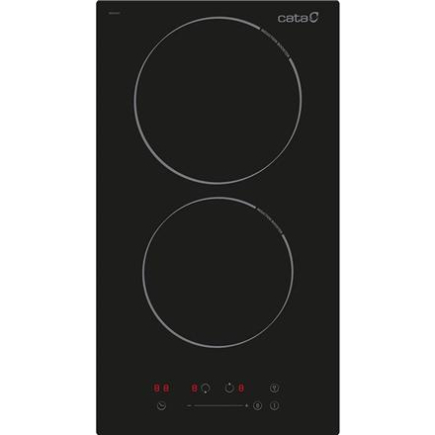 CATA | Hob | ISB 3102 BK | Induction | Number of burners/cooking zones 2 | Slider | Timer | Black