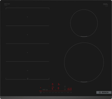Bosch Serie 6 PIX631HC1E hob Black Built-in 60 cm Zone induction hob 4 zone(s)