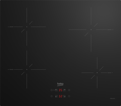 BEKO Induction Hob HII64400SMT, Width 59 cm T-HII64400SMT?/PACKAGE