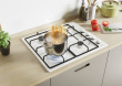 Candy Idea CHW6LWW White Built-in 60 cm Gas 4 zone(s)