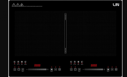 Induction hob LIN LI2H-179, cable with plug, 1.2 m, 3200 W