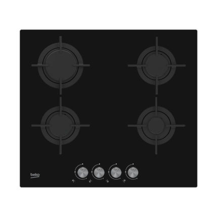 Beko, laius 58 cm, must - Integreeritav gaasipliidiplaat / HILG64222S