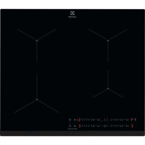 Electrolux EIS62443 Black Built-in 60 cm Zone induction hob 4 zone(s)