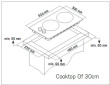 Gaasiplaat Starkke THG318CF