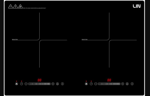 Induction hob LIN LI2H-180 cable with plug 1.2m 3200 W