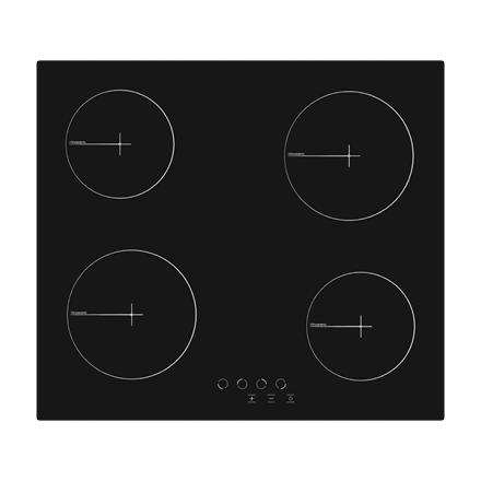 Simfer | Hob | H6.040.DECSP | Vitroceramic | Number of burners/cooking zones 4 | Touch | Black