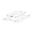 Ceramic hob AKPO PKA 30 601 black
