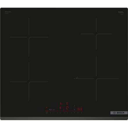 Bosch | Hob | PIE63KHC1Z | Induction | Number of burners/cooking zones 4 | Touch | Timer | Black