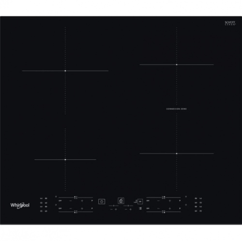 Whirlpool WB B3960 BF hob Black Built-in 59 cm Zone induction hob 4 zone(s)