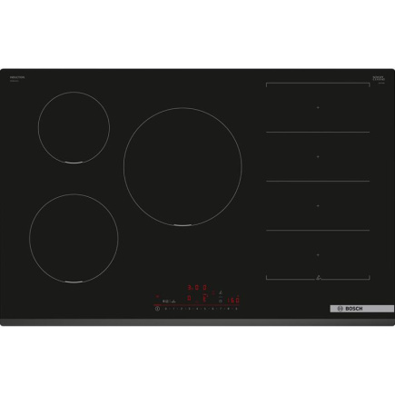Bosch Seeria 6, laius 80 cm, raamita, must - Integreeritav induktsioonpliidiplaat / PXV831HC1E