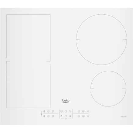 Beko, laius 58 cm, valge - Integreeritav induktsioonpliidiplaat / HII64200FMTW