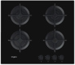 Whirlpool AKT 616/NB Black Built-in 60 cm Gas 4 zone(s)