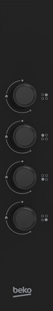 Beko HIBG64120SB hob Black Built-in 60 cm Gas 4 zone(s)
