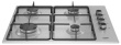 Beko HIBG64120SX 60cm Gas Hob with Side Knob Controls