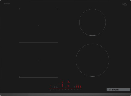 Bosch Serie 6 PVS731HB1E hob Black Built-in 70 cm Zone induction hob 4 zone(s)