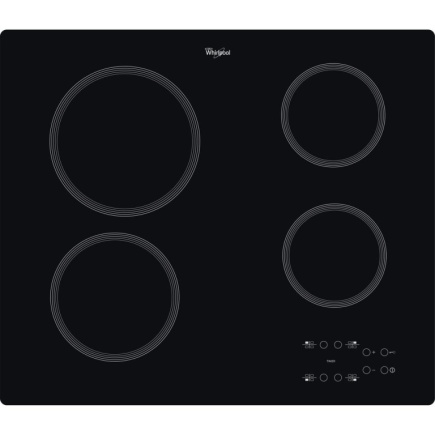 Whirlpool AKT 801/NE Black Built-in 58 cm Zone induction hob 4 zone(s)