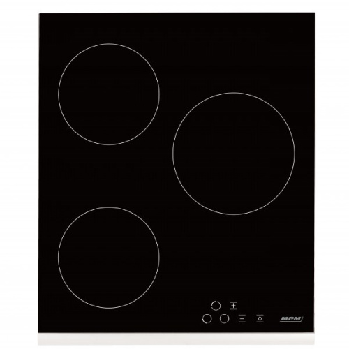 Vitroceramic hob MPM-45-VCB-21, Черный, 45cm