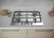 Indesit THP 641 IX/I Stainless steel Built-in 58 cm Gas 4 zone(s)