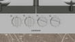 Siemens EC6A5HI90 hob Black, Stainless steel Built-in 60 cm Gas 4 zone(s)