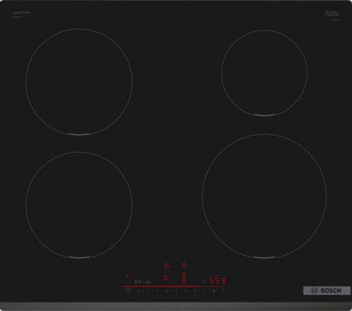 Bosch Serie 6 PIE631HB1E 60 cm 4-zone black built-in induction hob