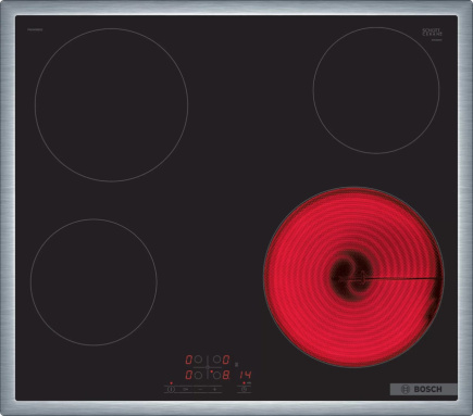Bosch Serie 4 PKE645BB2E Hob Must Built-in Ceramic 4 zone(s)